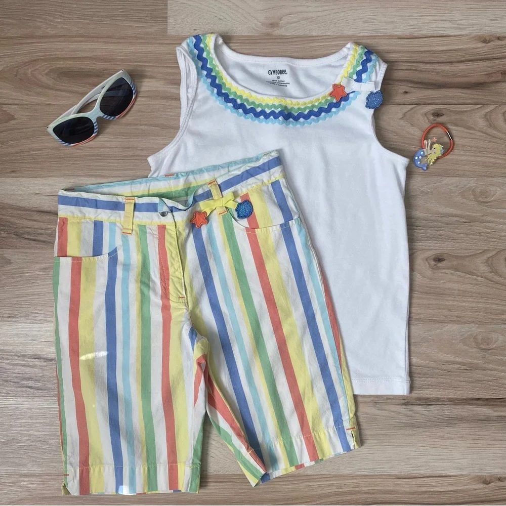 Girl’s Vintage Gymboree Mermaid Magic 9-10 Lot Outfits with Accessories